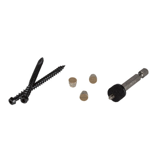 Collated Cortex - Boardwalk Dark Oak (224 screws, 320 plugs, 2 bits, 1 guide)