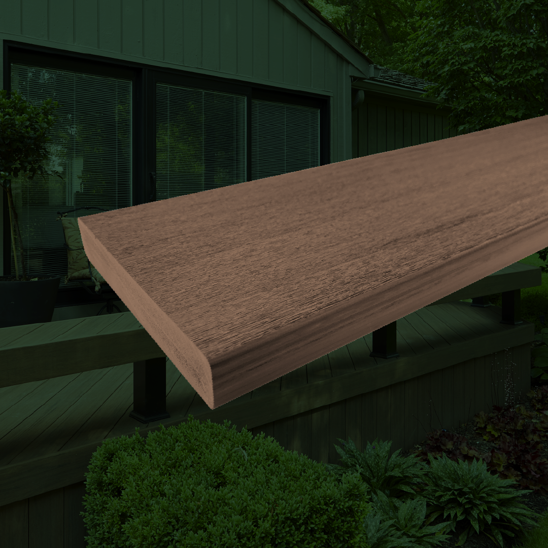 Elements Deck Board - Square Shouldered - 25 X 140 X 4880 (mm) - English Walnut
