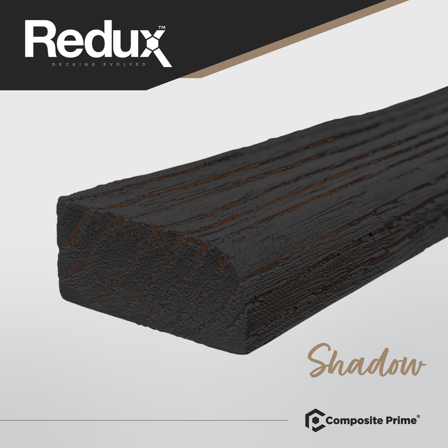Redux Shadow Flexible Bullnose - 22x50x3600 (mm)
