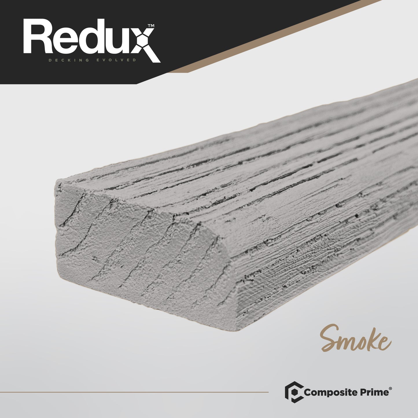 Redux Smoke Flexible Bullnose - 22x50x3600 (mm)