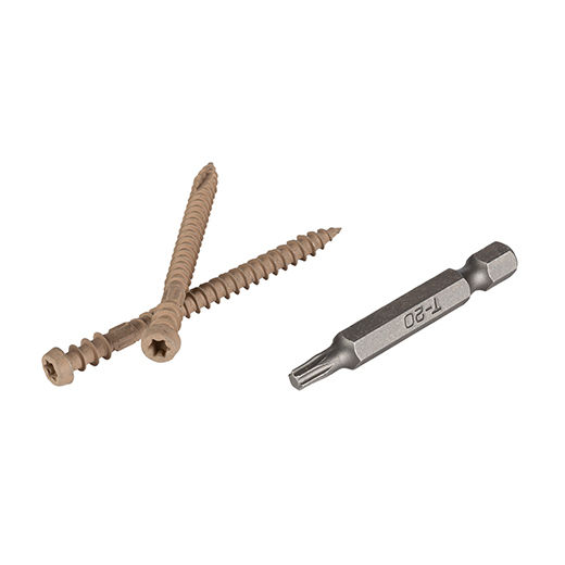 TOPLoc 24.4 m Sand (100 Screws, 1 bit)
