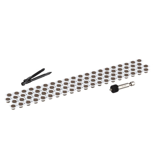 Collated Cortex - 9.3 m² Elements Weathered Teak™ (350 screws, 400 plugs, 3 bits)