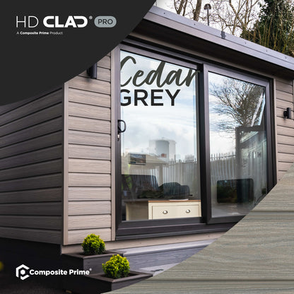 HD Clad Pro Cedar Grey Cladding Board - 22x136x3600 (mm) FSC 100%