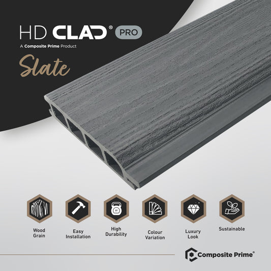 HD Clad Pro Slate Cladding Board - 22x136x3600 (mm) FSC 100%