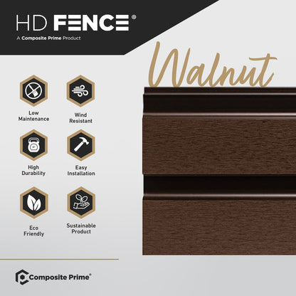HD Fence Panel Kit - Walnut