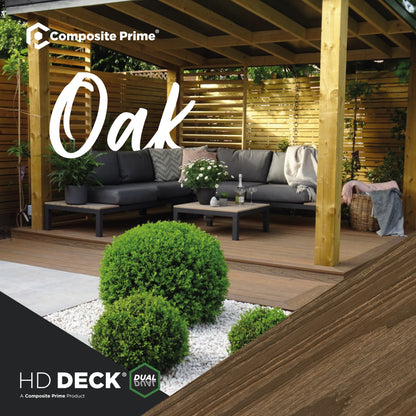 HD Deck Dual Oak/Marble Deckboard 22.5x143x3600 (mm) FSC 100%