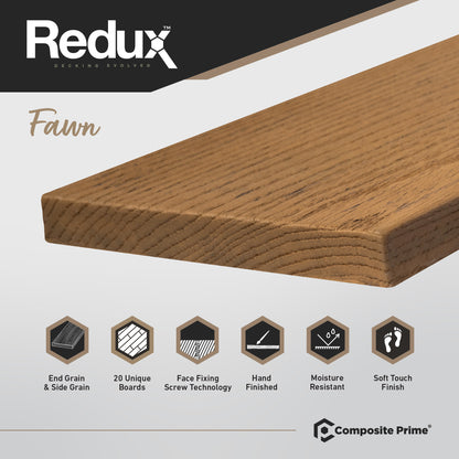 Redux Fawn Deckboard - 22x176x3600 (mm)