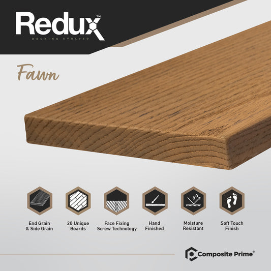 Redux Fawn Deckboard - 22x176x3600 (mm)