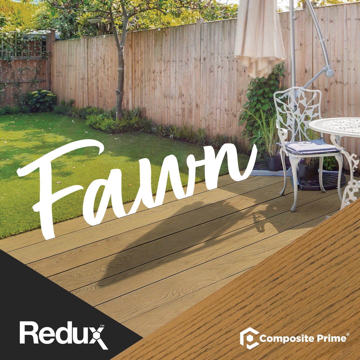 Redux Fawn Deckboard - 22x176x3600 (mm)